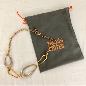 Alexis Bittar Clear Lucite Necklave